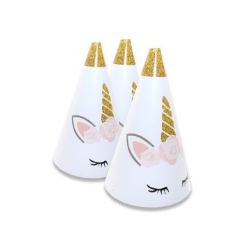 Paper Party Hats DIY Magic Unicorn 6pcs. 