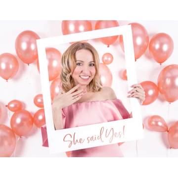 Selfie Photo Frame ''She said yes''