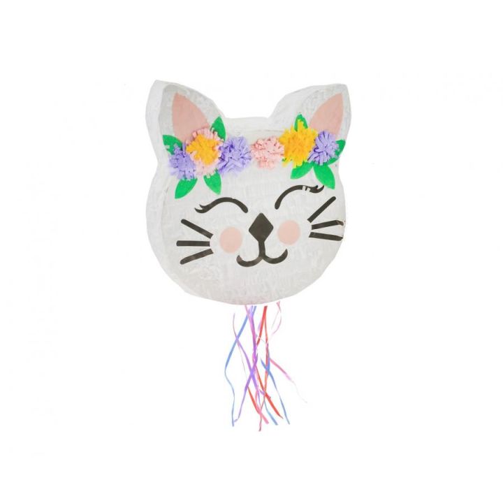 Floral Cat Piniata.