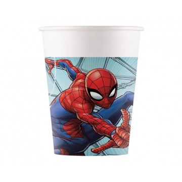 Paper Cups Spiderman 200ml. 8pcs. Paper Cups Spiderman 200ml. 8pcs.
