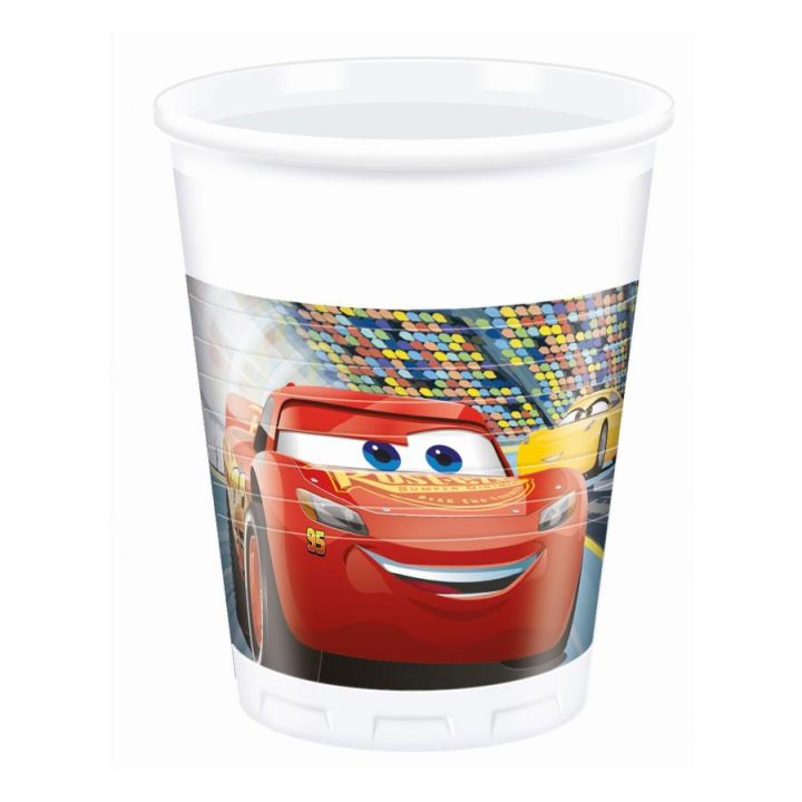 Paper Cups McQueen 200ml.8pcs