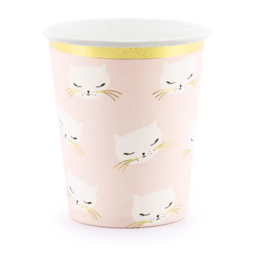 Paper Cups Kitty 200ml, 6pcs.