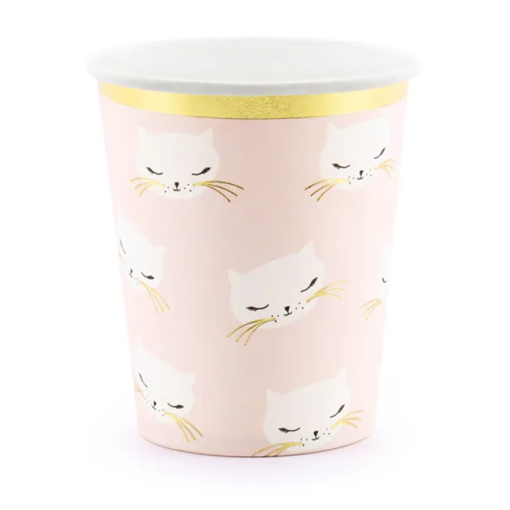 Paper Cups Kitty 200ml, 6pcs.