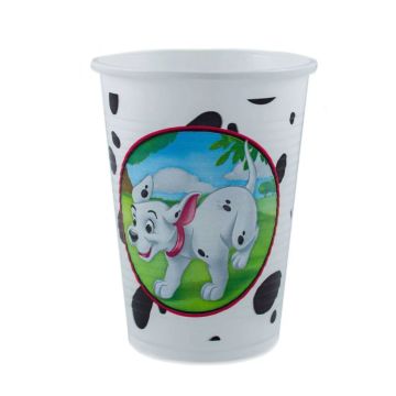 Party Cups 101 Dalmatias 200ml 8pcs