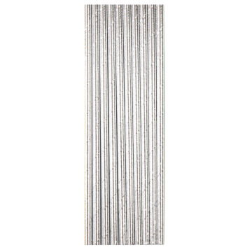 White Straws Silver 10 pcs, 20cm.