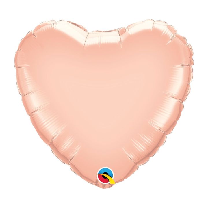 Foil Balloon Rose Gold Heart 46cm