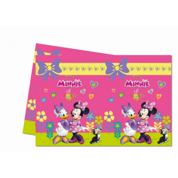 Plastic Tablecover Minnie 120 X 180 cm