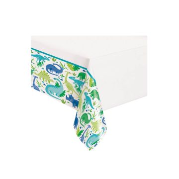 Plastic Tablecover Dinosaurs 213x137cm
