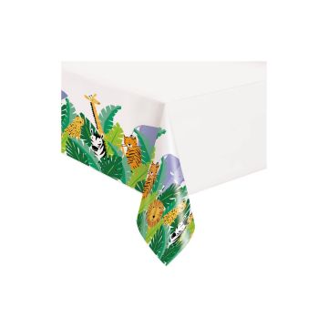 Plastic Tablecover Safari 213x237cm