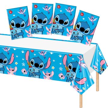 Stitch Tablecover blue 110 X 180