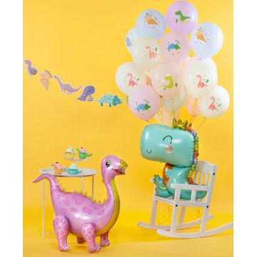 Dinosaur foil balloon 74cm x 90cm