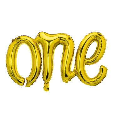 Foil Balloon ''ONE''  66x37cm