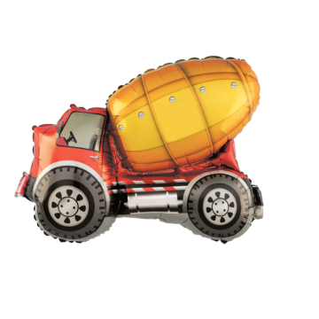 Foil Balloon Concrete Mixer 82x68cm.