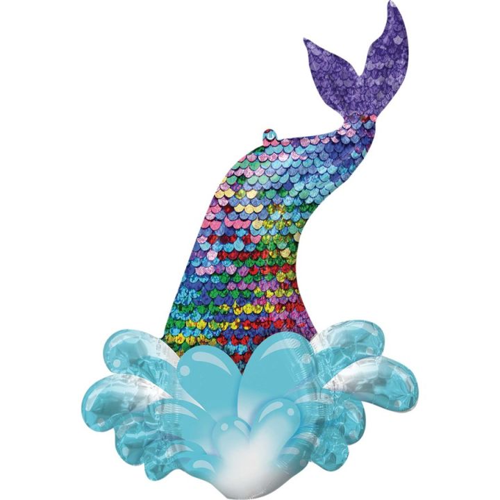 Foil Balloon Mermaid's Tail 100cm.