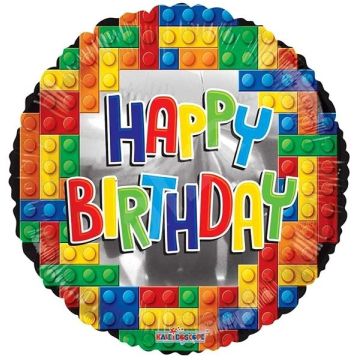 Foil Balloon Lego ''Happy Birthday''46cm.