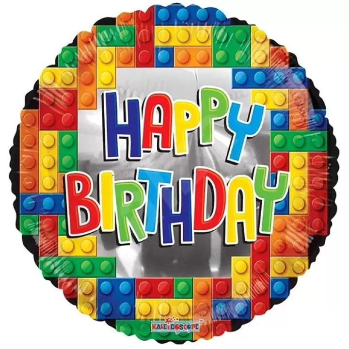 Foil Balloon Lego ''Happy Birthday''46cm.