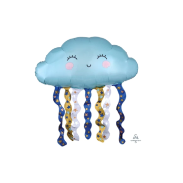 Foil Balloon Twinkle Little Star Cloud 76x45cm.