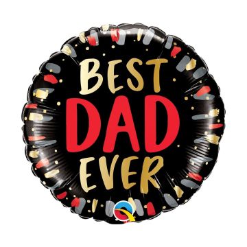 Foil balloon ''best dad ever'' 46cm.