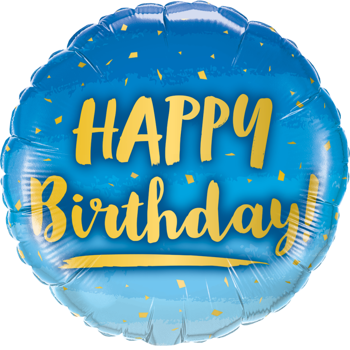 Foil balloon ''Happy Birthday'' 46cm.