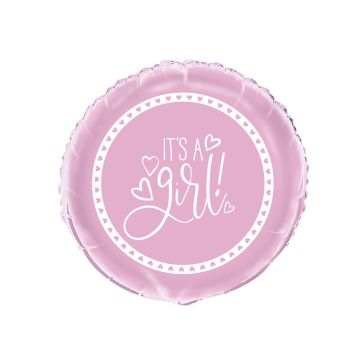 Foil Balloon ''Its a girl'' 46cm