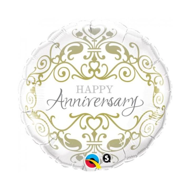 Foil Balloon Happy Anniversary 46cm.