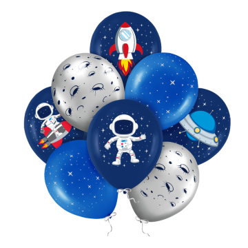 Space Balloon Set 8pcs.