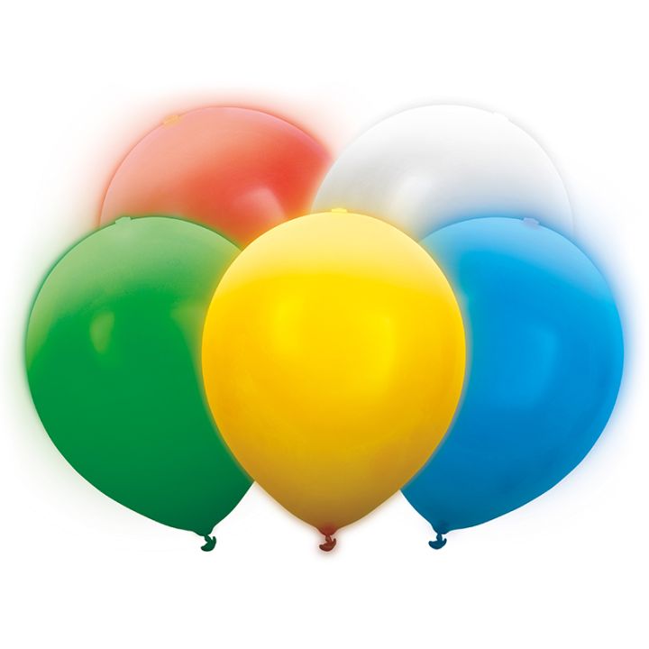 Led Light Balloons 5pcs, 30cm.