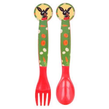 Κουταλάκι Πιρούνι Bing Επαναχρησιμοποιούμενο 2 τμχ