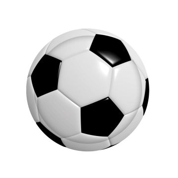 Paper Plates Football 18cm. 6pcs.  (plastic free)