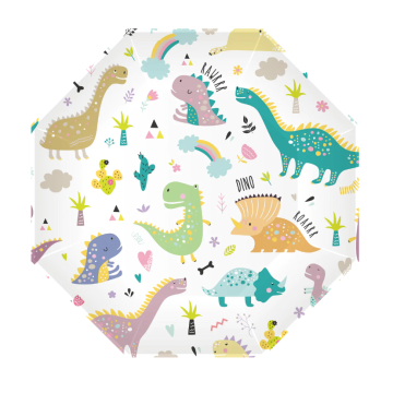 Paper plates dinosaurs 23cm. 6 pcs