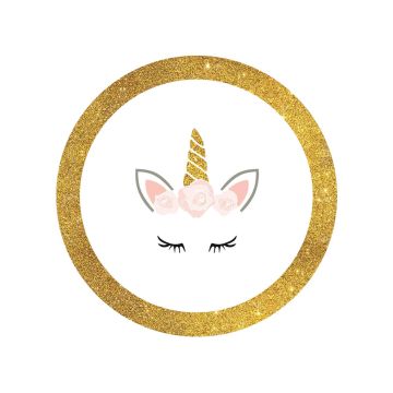 Paper Plates Magic Unicorn 20cm. 6pcs.