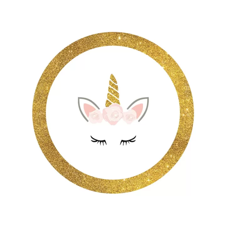 Paper Plates Magic Unicorn 20cm. 6pcs.
