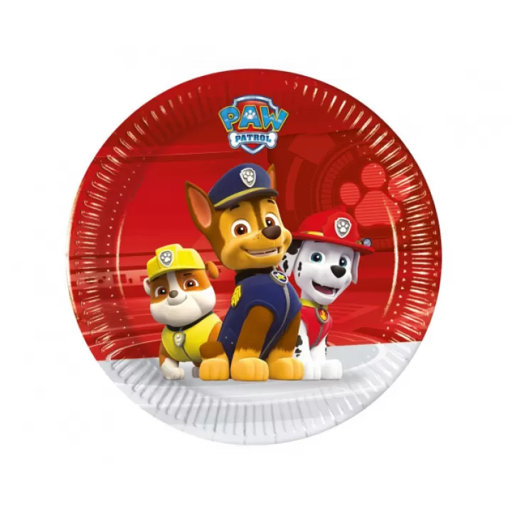 Χαρτινα Πιατα Paw Patrol 20εκ. 8τμχ. (plastic free)