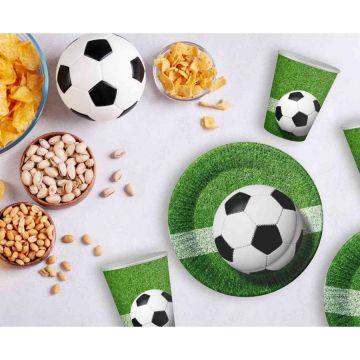 Party Plates Football 18cm 6pcs Party Plates Football 18cm 6pcs