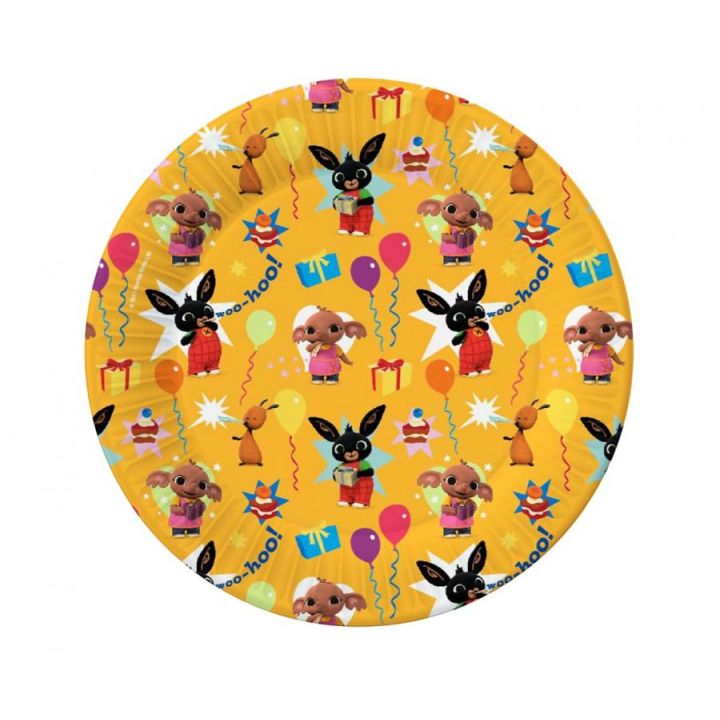 Party Plates Bing 8pcs 20cm