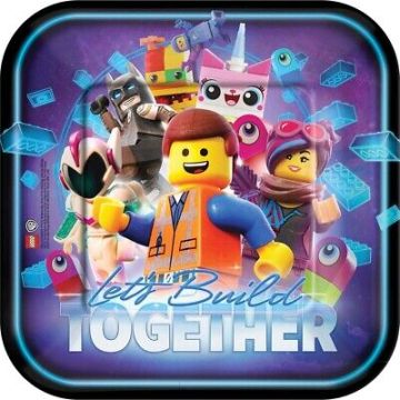 Party Plates Lego 23cm