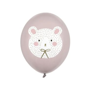 Latex Balloons Bear 5pcs