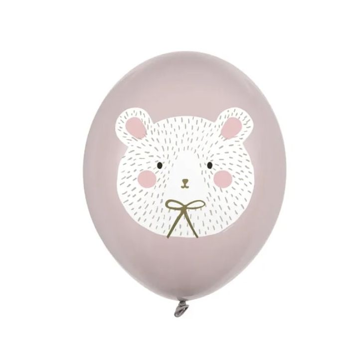 Latex Balloons Bear 5pcs