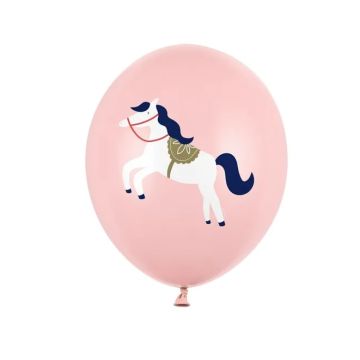 Carusel Horse Latex Balloons 5pcs.