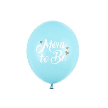Latex Balloons ''Mom to be'' Boy 5pcs