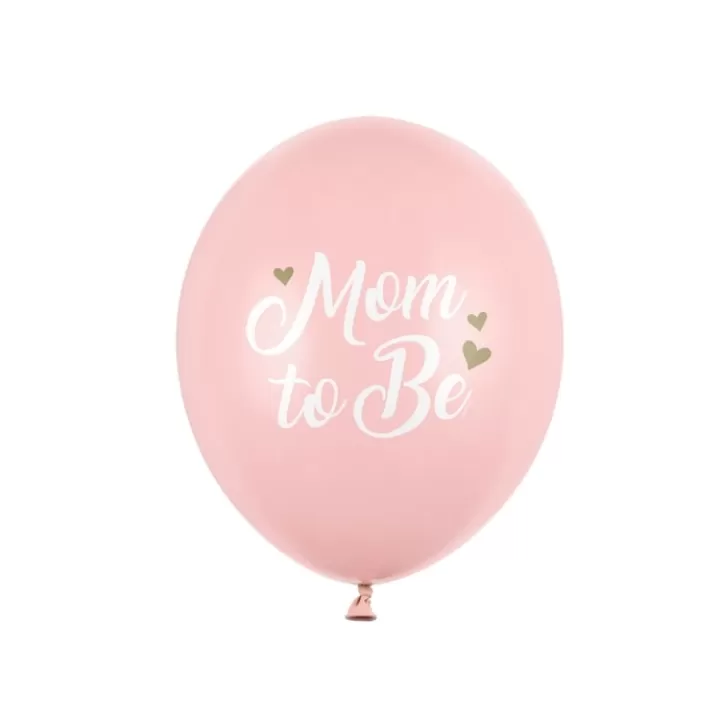 Latex Balloons ''Mom to be'' Girl 5pcs